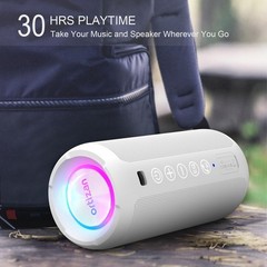 Waterproof Bluetooth Speaker: 30 Hours Playtime, Perfect for Outdoors