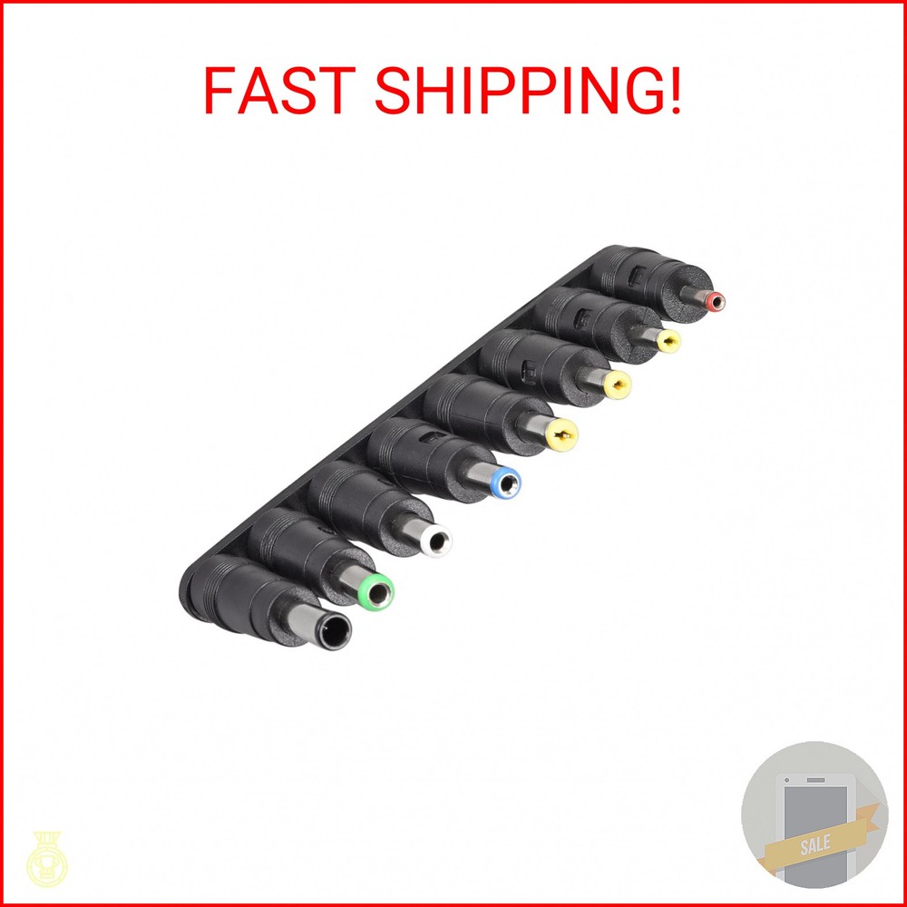 uxcell DC Power Adapter Kit 8pcs 5.5 x 2.1mm Jack Converter Barrel Connector Set