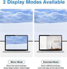 HDMI to VGA Adapter, 1080p HDMI Male to VGA Female Adapter with 3.5mm Audio J…