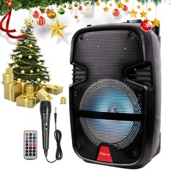 3000W Portable Bluetooth Speaker Sub Woofer Heavy Bass Sound System Party+Remote