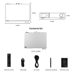 TOPPING D70 Pro SABRE HIFI DAC Audio ES9039SPRO Desktop Decoder Or D50III DAC