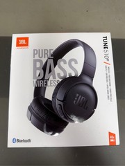 JBL Tune 510BT: Wireless On-Ear Headphones with Purebass Sound – Black