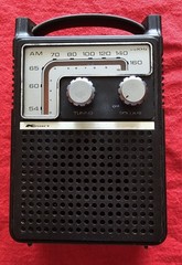 Vintage Kmart AM Portable Radio Model 31-12 S.S. Kresge Hong Kong Tested Works