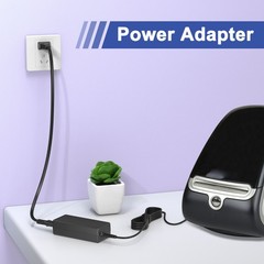 24V AC Adapter Power Supply for Dymo LabelWriter 330/400/400 Turbo/450/450 Turbo