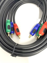 Vanco *LOT OF 2* RGB Triple Component RCA Video Cables 12 ft – 24k Gold O2 Free