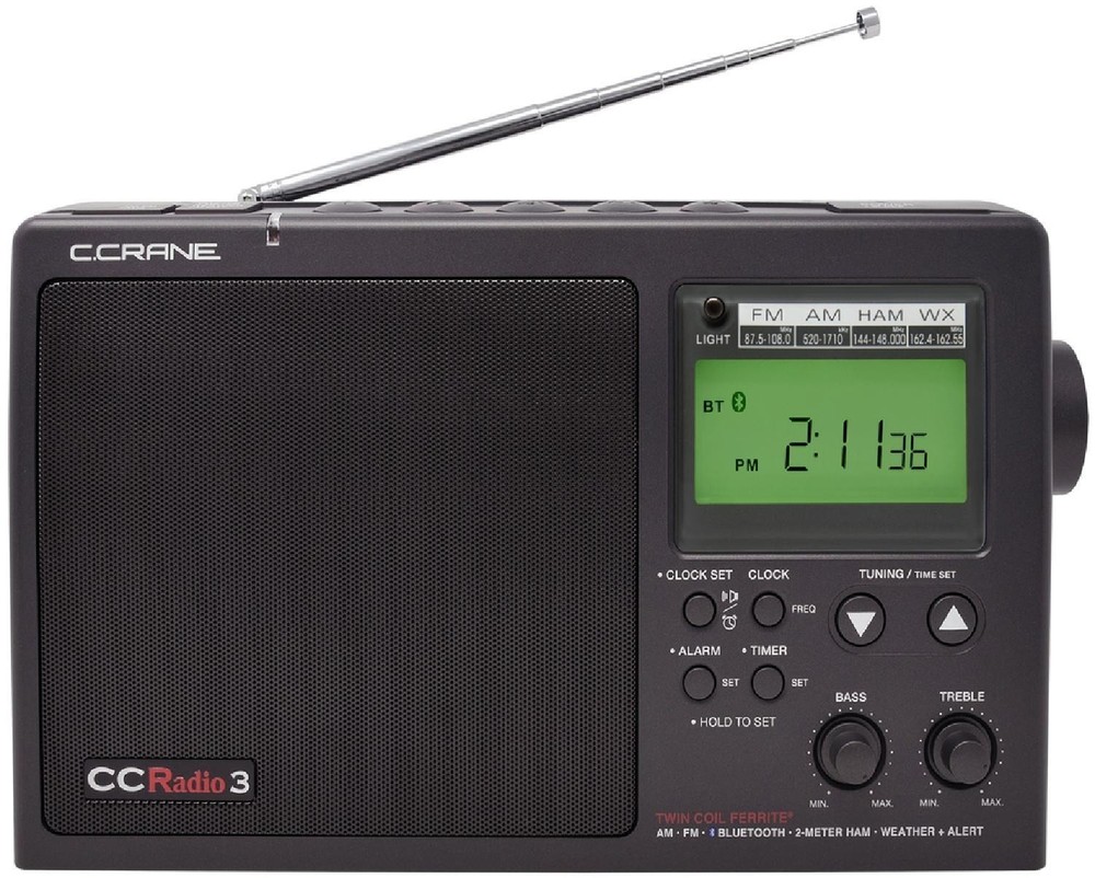 🔥SALE + FREE SHIPPING! C Crane Portable Bluetooth Tabletop Radio