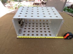 VINTAGE HAM RADIO HOME BREW DEVICE COOLING ENCLOSURE W/FAN