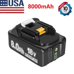 4 Pack 8.0Ah 18V For Makita LXT Lithium-Ion BL1830B BL1830 BL1860B Tool Battery