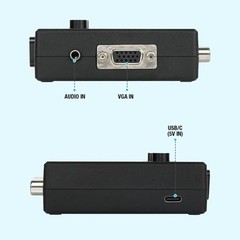 RGBS VGA to YPBPR Converter SCART to YPBPR For 480i 480p 576i 576p 720p 1080i