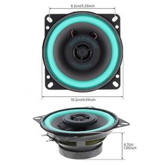 1pc 4 inch 12V Car Speaker Audio Player Ultra-thin Modified HiFi 100W