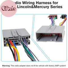 16Pin-24Pin Radio Wiring Harness Adapter Kit Compatible with Ford F-150 F-250 F-