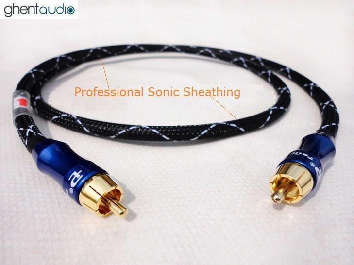 E03 (0.5m 1.5ft) — Digital Coax 75Ω RCA/Phono(male to male) 4N-OFC Audio Cable