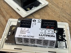 Lutron At-Nb-None Q26SM 6 Button +L/R Keypad Lot Of 5 Units