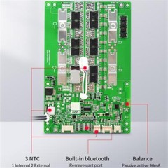 JBD BMS Smart 4S 12V 100A Lifepo4 Battery Protection Board Same Port w/ Balance