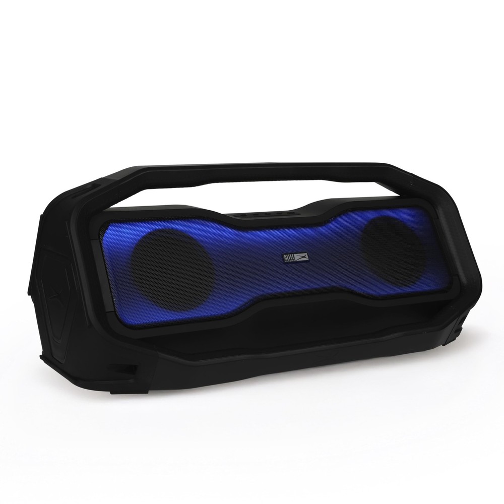 Altec Lansing Black Waterproof Bluetooth Speakers with 20 Hours Battery Life