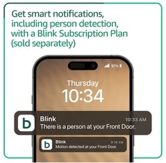Blink Video Doorbell Camera Wired / Wireless Two Way Audio HD video & Alexa