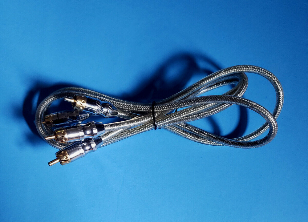 Sanctuary Audio RCA Audio Interconnects Silver Series 0.8M Pair