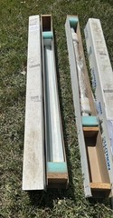 Lutron Wireless QED Roller 64 Shade Motor Shade In Alabaster Blind Casing Pocket