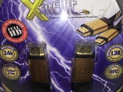 Xtreme 6ft 24K GOLD FULL HD 1.3B Ultra High Speed HDMI CABLE #83106 Solder Free