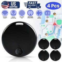 For IOS Android 4Pcs Bluetooth GPS Smart Tag Air Key Pet Finder Tracker Locator