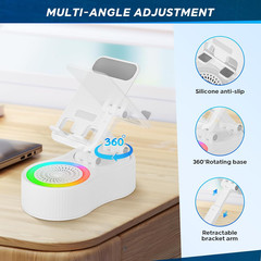 Wireless Bluetooth Speaker with 360° -Cell Phone Stand with Bluetooth Speaker