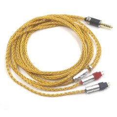 16 Core OCC 24k Gold Plated Earphone Cable For Sennheiser HD580 HD600 HD650 HDxx
