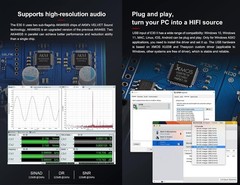 Topping E30 II Hi-Res DAC Preamp, 2x AK4493S Decoder