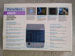 Vintage PHONEMATE 4300 Dual Tape Telephone Answering Machine 1990 – Works