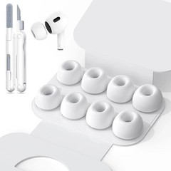 4 Pairs Replacement Ear Tips for Airpods Pro 2Nd/1St Generation with Portable St
