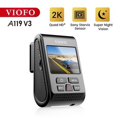 VIOFO A119 V3 2K Dash Cam 2560x1440P w/ Hardwire Installation Kit