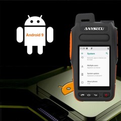 Anysecu Y18 4G Network Radio Android 9.0 WIFI GPS Mobile Phone Zello Real-ptt
