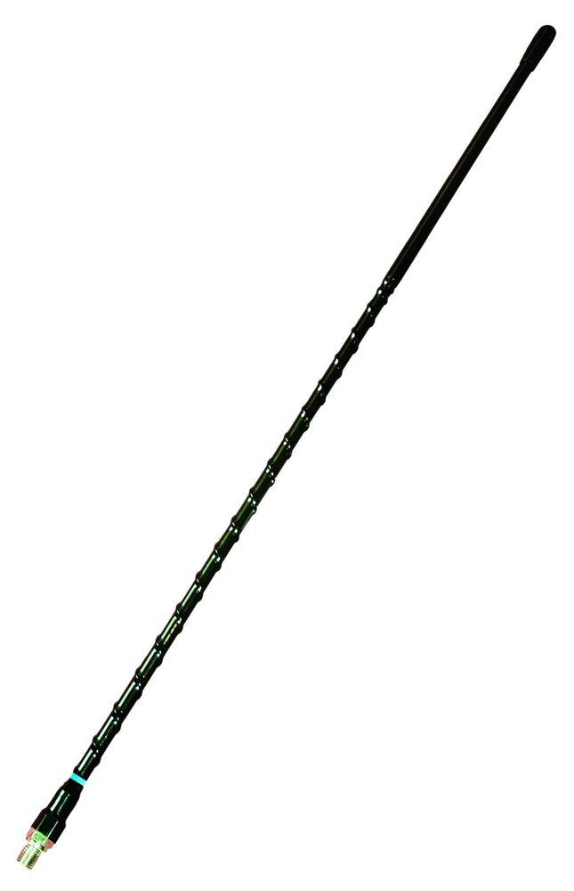 Firestik AMFM4-B 4ft AM FM Receive Antenna Black Fiberglass 3/8×24 Thread