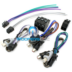 PLUGS HARNESSES INPUT OUTPUT SPEAKER M5-1500X5 ROCKFORD FOSGATE