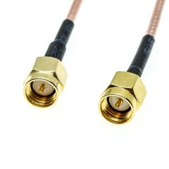 RG316 SMA Male To SMA Male Plug Lot Extention Coax RF Cable Jumper Pigtail
