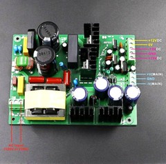 500W +/-30v~70Vamplifier dual-voltage PSU audio amp switching power supply board