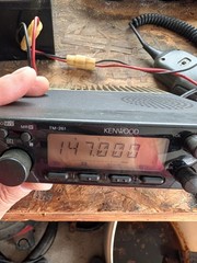 Used Kenwood TM-261A 144 MHz FM 2 Meter XCVR Ham Radio