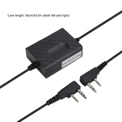 Two‑Way Walkie‑Talkie Repeater Relay Box K‑Head ABS 90cm Cable Signal Amplifier