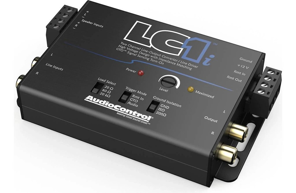 AudioControl LC1i 2 CH Channel 400 watt Line Output Converter and Line Driver