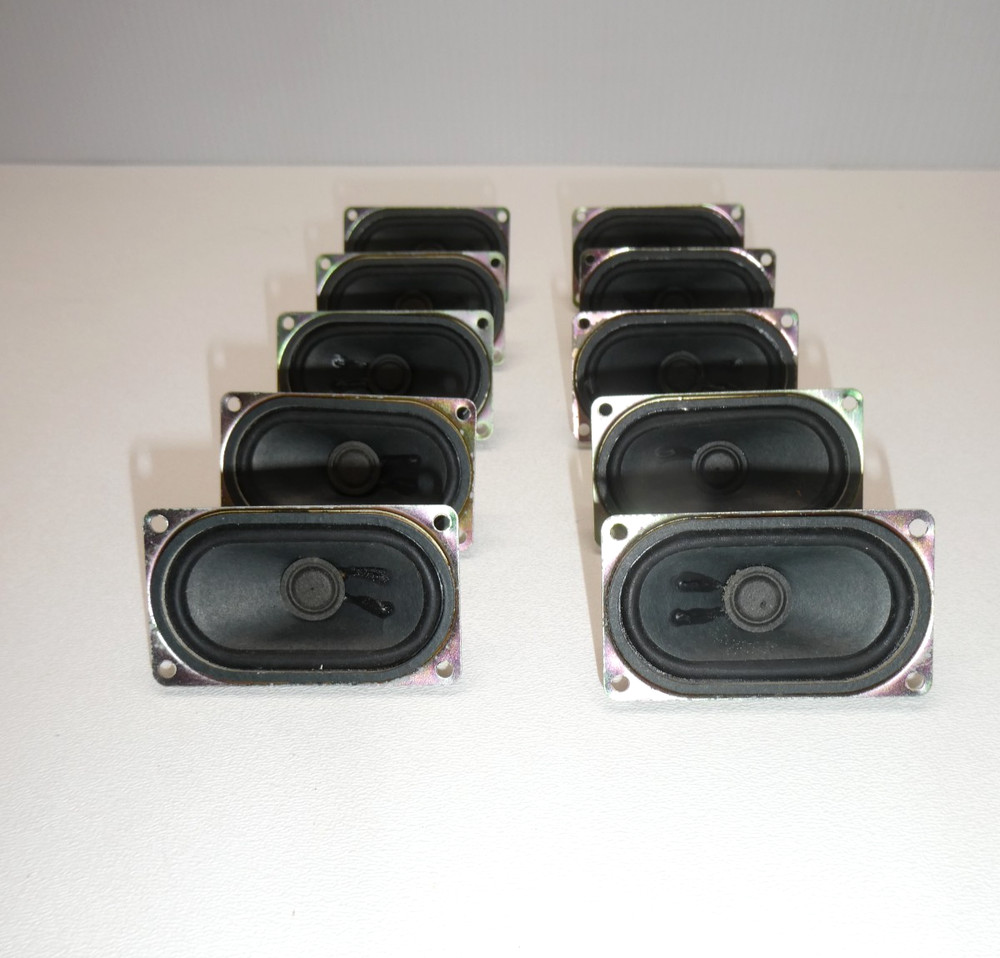 Shanxiwanfu YDT4070 STEREO SPEAKER 4 OHM 2W 70mm x 40mm x 25mm “NOB” Lot of 10