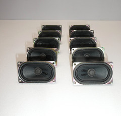 Shanxiwanfu YDT4070 STEREO SPEAKER 4 OHM 2W 70mm x 40mm x 25mm “NOB” Lot of 10