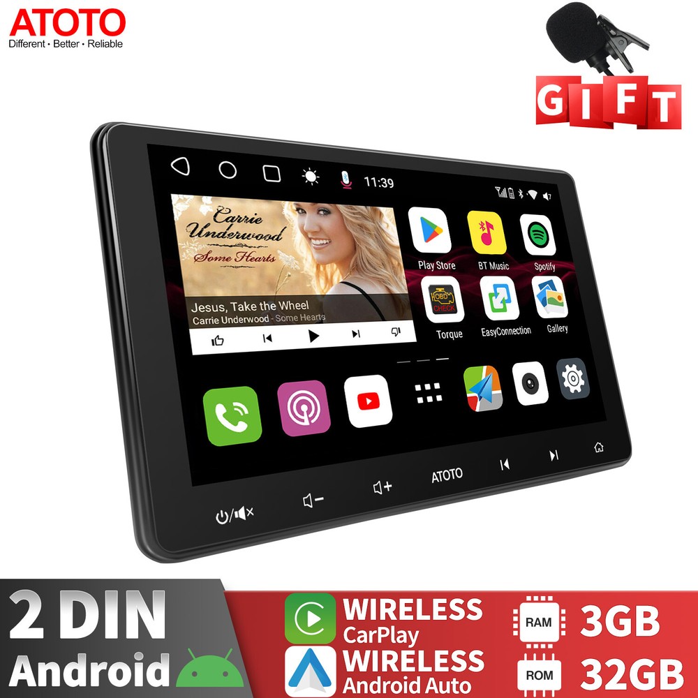 ATOTO S8 Premium Gen2 10″ 2 DIN Android Car Stereo CarPlay Android Auto ChatGPT
