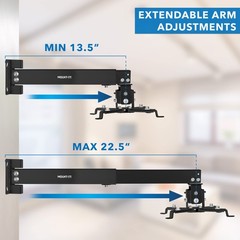 Mount-It! Wall or Ceiling Projector Mount with Universal LCD/DLP Mounting for…