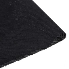 Black Speaker Mesh Grill Stereo Fabric Dustproof 100cm x 150cm 39″ x 59″