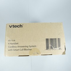 VTech Cordless Phone Answering System Bluetooth Call Block 4 Handsets VS113-4