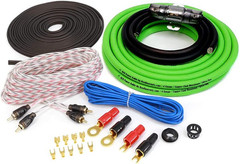 Knukonceptz KCA Complete 4 Gauge Amp Installation Wiring Kit (Green)