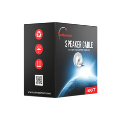 Speaker Cable Indoor 18AWG 18/2 CL3/CMR In-Wall Oxygen Free Copper Wire 500FT