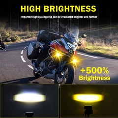 2x 4” LED Work Light Bar Spot Flood Pods Off Road Truck Fog Lights Yellow White