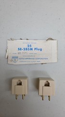 (2) Telephone 4 PIN/PRONG to Modular Adapter for Standard Vintage/Rotary PHONE