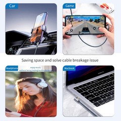 Meokse 3.5mm Male to Female Audio Cable 20FT,Headphone Extension 20FT/6M
