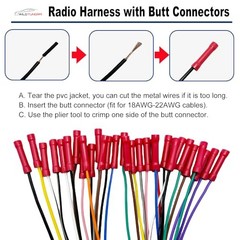 20Pin Radio Wiring Harness for 20Pin Harness+Antenna for Nissan/Subaru(15wires)